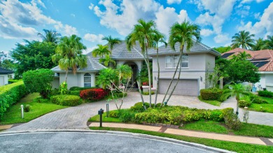 Five-bedroom + office home with Western exposure and lake views on St. Andrews Country Club of Boca Raton in Florida - for sale on GolfHomes.com, golf home, golf lot