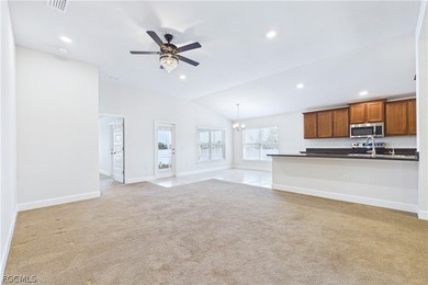 Looks almost like new! Recently built home located in a quiet on Burnt Store Golf Club in Florida - for sale on GolfHomes.com, golf home, golf lot