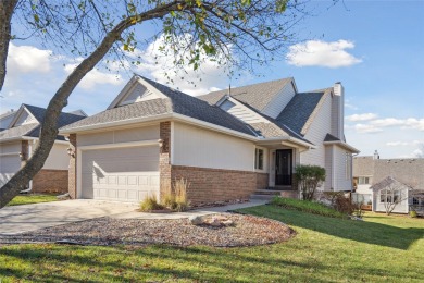 This stunning ranch townhome with finished walkout basement on Des Moines Golf and Country Club in Iowa - for sale on GolfHomes.com, golf home, golf lot