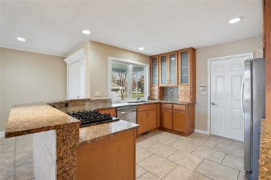 This stunning ranch townhome with finished walkout basement on Des Moines Golf and Country Club in Iowa - for sale on GolfHomes.com, golf home, golf lot