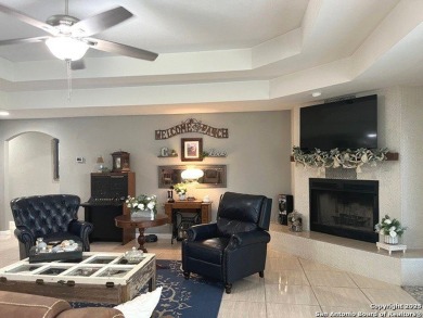 Beautifully maintained immaculate home located on the third hole on Devine Golf Course in Texas - for sale on GolfHomes.com, golf home, golf lot