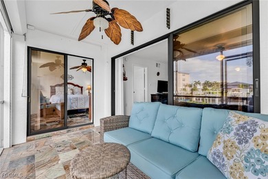 Just steps from your screened lanai to your private dock and on Saint Andrews South Golf Club in Florida - for sale on GolfHomes.com, golf home, golf lot