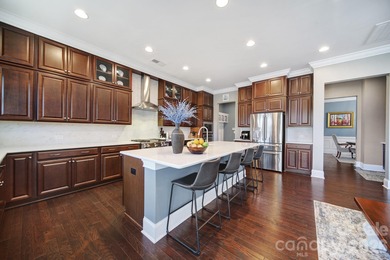 Luxury home with a finished walkout basement in the gated on The Palisades Country Club in North Carolina - for sale on GolfHomes.com, golf home, golf lot