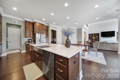 Luxury home with a finished walkout basement in the gated on The Palisades Country Club in North Carolina - for sale on GolfHomes.com, golf home, golf lot