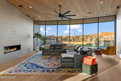 Perfectly situated amongst the basalt rocks at the base of Snow on Entrada at Snow Canyon in Utah - for sale on GolfHomes.com, golf home, golf lot