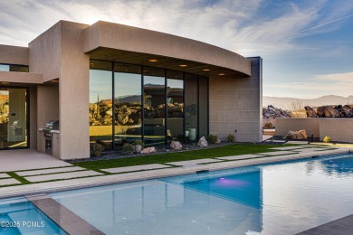 Perfectly situated amongst the basalt rocks at the base of Snow on Entrada at Snow Canyon in Utah - for sale on GolfHomes.com, golf home, golf lot