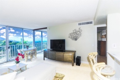 Gorgeous, FULLY REMODELED 6th floor unit features lovely ocean on Makaha Valley Country Club in Hawaii - for sale on GolfHomes.com, golf home, golf lot