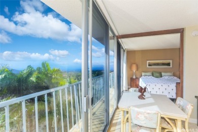 Gorgeous, FULLY REMODELED 6th floor unit features lovely ocean on Makaha Valley Country Club in Hawaii - for sale on GolfHomes.com, golf home, golf lot