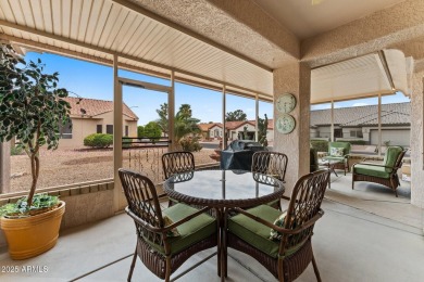 This Expanded Cameron Sits on a Large Corner Lot,Desirable Split on Desert Trails in Arizona - for sale on GolfHomes.com, golf home, golf lot