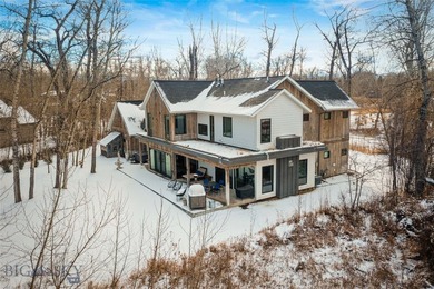 Inspired design that harmonizes modern luxury within nature's on Cottonwood Hills Golf Course - Cottonwood Hills in Montana - for sale on GolfHomes.com, golf home, golf lot