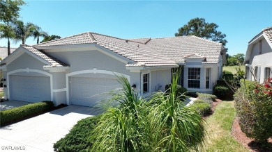 Turnkey twin villa with extended lanai overlooking the golf on Westminster Golf Club in Florida - for sale on GolfHomes.com, golf home, golf lot