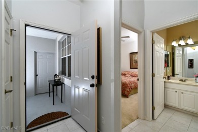 Turnkey twin villa with extended lanai overlooking the golf on Westminster Golf Club in Florida - for sale on GolfHomes.com, golf home, golf lot