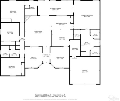 Discover this 4-bedroom, 3-bath home in the established Perdido on Perdido Bay Golf Club in Florida - for sale on GolfHomes.com, golf home, golf lot