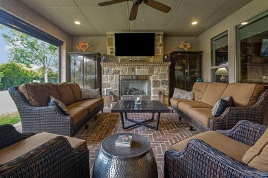 Beautiful single-story home in Robson Ranch featuring one of the on Wildhorse Golf Club of Robson Ranch in Texas - for sale on GolfHomes.com, golf home, golf lot