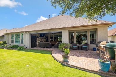 Beautiful single-story home in Robson Ranch featuring one of the on Wildhorse Golf Club of Robson Ranch in Texas - for sale on GolfHomes.com, golf home, golf lot