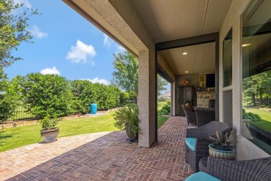 Beautiful single-story home in Robson Ranch featuring one of the on Wildhorse Golf Club of Robson Ranch in Texas - for sale on GolfHomes.com, golf home, golf lot