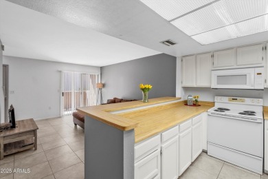 This stylish condo blends comfort and convenience with a cozy on Dobson Ranch Municipal Golf Course in Arizona - for sale on GolfHomes.com, golf home, golf lot