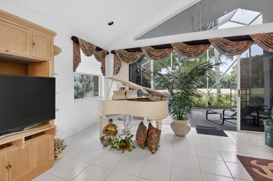 Stunningly maintained 3-bedroom, 2.5-bath golf-course gem on Indian Spring Golf and Country Club in Florida - for sale on GolfHomes.com, golf home, golf lot