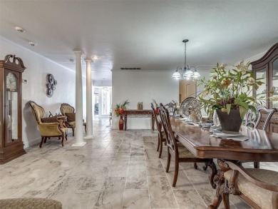 Spacious Multi-Generational Retreat with Pool Oasis on 1.46 on Oak Tree National Golf and Country Club in Oklahoma - for sale on GolfHomes.com, golf home, golf lot