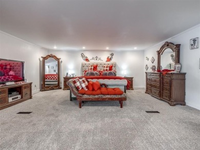 Spacious Multi-Generational Retreat with Pool Oasis on 1.46 on Oak Tree National Golf and Country Club in Oklahoma - for sale on GolfHomes.com, golf home, golf lot