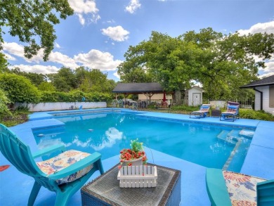 Spacious Multi-Generational Retreat with Pool Oasis on 1.46 on Oak Tree National Golf and Country Club in Oklahoma - for sale on GolfHomes.com, golf home, golf lot