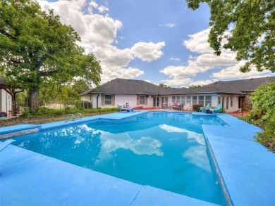 Spacious Multi-Generational Retreat with Pool Oasis on 1.46 on Oak Tree National Golf and Country Club in Oklahoma - for sale on GolfHomes.com, golf home, golf lot