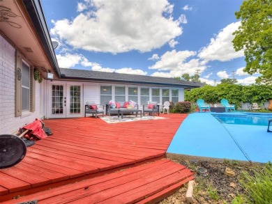 Spacious Multi-Generational Retreat with Pool Oasis on 1.46 on Oak Tree National Golf and Country Club in Oklahoma - for sale on GolfHomes.com, golf home, golf lot