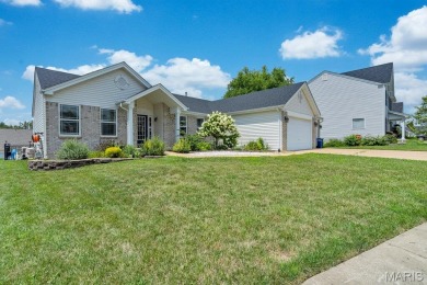 Step into this beautifully maintained 3 bed, 3 bath vaulted on Bear Creek Golf Club in Missouri - for sale on GolfHomes.com, golf home, golf lot