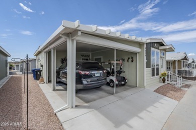 This furnished, modern 2022 Spyglass model offers the ideal open on Viewpoint Golf Resort in Arizona - for sale on GolfHomes.com, golf home, golf lot