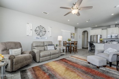 This furnished, modern 2022 Spyglass model offers the ideal open on Viewpoint Golf Resort in Arizona - for sale on GolfHomes.com, golf home, golf lot