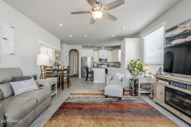This furnished, modern 2022 Spyglass model offers the ideal open on Viewpoint Golf Resort in Arizona - for sale on GolfHomes.com, golf home, golf lot