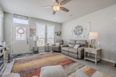 This furnished, modern 2022 Spyglass model offers the ideal open on Viewpoint Golf Resort in Arizona - for sale on GolfHomes.com, golf home, golf lot