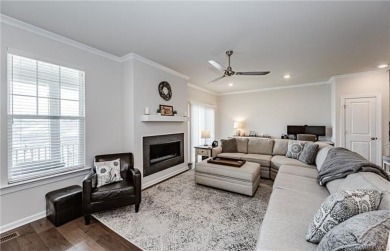 As you step inside, notice the LVP flooring  recessed lighting on Colonial Heritage Golf Club in Virginia - for sale on GolfHomes.com, golf home, golf lot