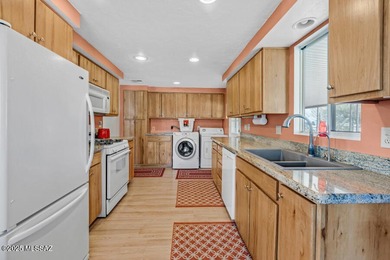 Discover comfort and style in this beautiful, furnished home on Tucson Estates Golf Course in Arizona - for sale on GolfHomes.com, golf home, golf lot