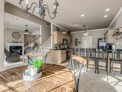 Beautiful 4 bedroom, 3.5 bath, 2.5 story home located on the 9th on Bailey Ranch Golf Club in Oklahoma - for sale on GolfHomes.com, golf home, golf lot