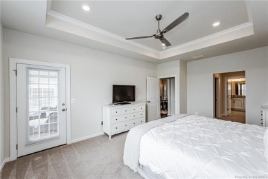 As you step inside, notice the LVP flooring  recessed lighting on Colonial Heritage Golf Club in Virginia - for sale on GolfHomes.com, golf home, golf lot