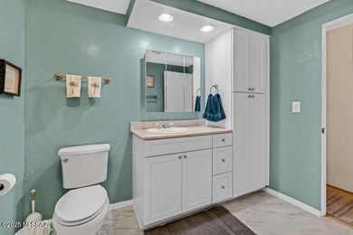 Discover comfort and style in this beautiful, furnished home on Tucson Estates Golf Course in Arizona - for sale on GolfHomes.com, golf home, golf lot