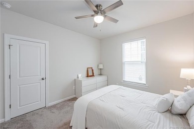 As you step inside, notice the LVP flooring  recessed lighting on Colonial Heritage Golf Club in Virginia - for sale on GolfHomes.com, golf home, golf lot