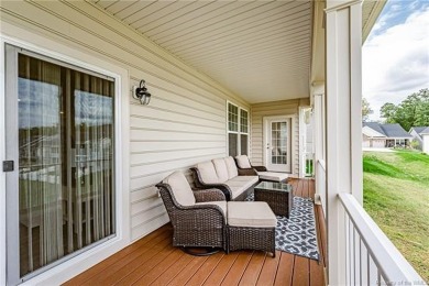 As you step inside, notice the LVP flooring  recessed lighting on Colonial Heritage Golf Club in Virginia - for sale on GolfHomes.com, golf home, golf lot