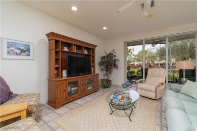 A first floor spacious two bedroom plus den is finally available on Estero Country Club in Florida - for sale on GolfHomes.com, golf home, golf lot