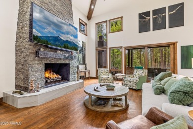 WOW! This stunning rustic modern retreat in the pines is move-in on Forest Highlands Golf Club - The Canyon in Arizona - for sale on GolfHomes.com, golf home, golf lot