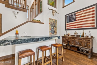 WOW! This stunning rustic modern retreat in the pines is move-in on Forest Highlands Golf Club - The Canyon in Arizona - for sale on GolfHomes.com, golf home, golf lot
