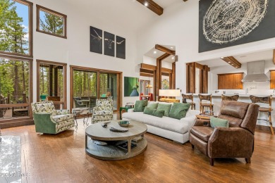 WOW! This stunning rustic modern retreat in the pines is move-in on Forest Highlands Golf Club - The Canyon in Arizona - for sale on GolfHomes.com, golf home, golf lot