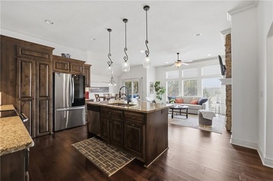 Beautiful maintenance free home has done all of the heavy on Fred Arbanas Golf Course At Longview Lakes - Longview Lake in Missouri - for sale on GolfHomes.com, golf home, golf lot