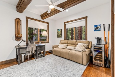 WOW! This stunning rustic modern retreat in the pines is move-in on Forest Highlands Golf Club - The Canyon in Arizona - for sale on GolfHomes.com, golf home, golf lot