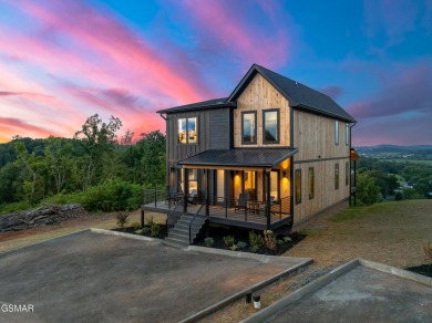 Luxury New Construction Pool Cabin showcasing panoramic views of on Sevierville Golf Club in Tennessee - for sale on GolfHomes.com, golf home, golf lot