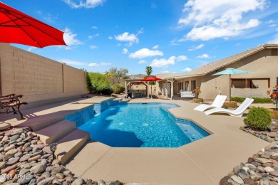 Live the lake community lifestyle in this spacious 4-bed home on on Estrella Mountain Ranch Golf Course in Arizona - for sale on GolfHomes.com, golf home, golf lot