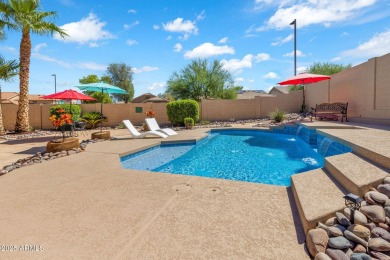 Live the lake community lifestyle in this spacious 4-bed home on on Estrella Mountain Ranch Golf Course in Arizona - for sale on GolfHomes.com, golf home, golf lot