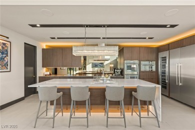 Experience modern luxury and unmatched privacy in this on Reflection Bay Golf Club in Nevada - for sale on GolfHomes.com, golf home, golf lot