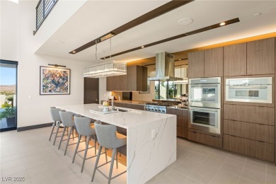 Experience modern luxury and unmatched privacy in this on Reflection Bay Golf Club in Nevada - for sale on GolfHomes.com, golf home, golf lot